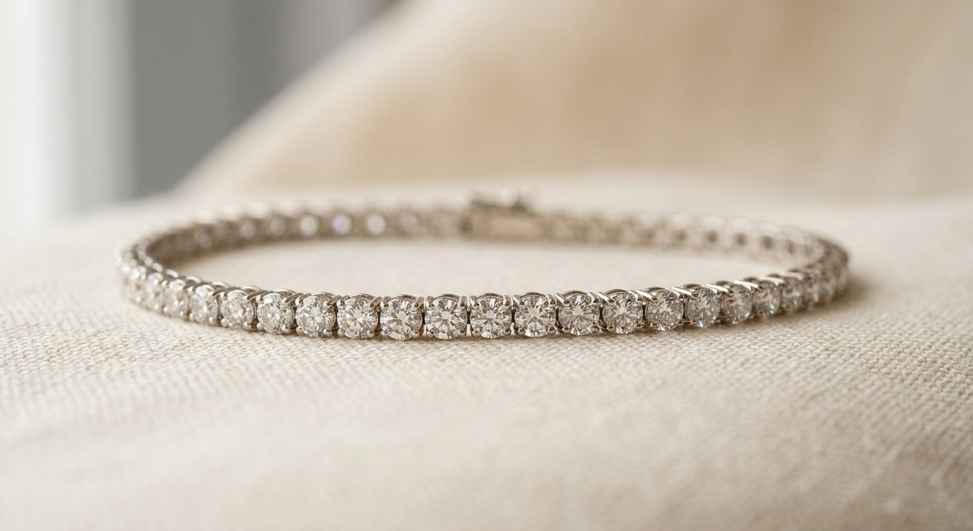 The Complete Tennis Bracelet Guide: Price, Settings, and Care
