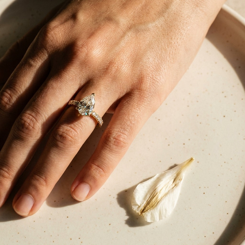 A promise you can wear in the form of diamond that lasts a lifetime