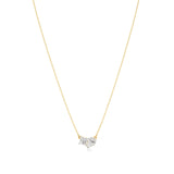 Toi et Moi | Princess & Pear Lab Grown Diamonds Necklace