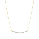 Anek | Multi-Shape Lab Grown Diamonds Bar Necklace - Nivara