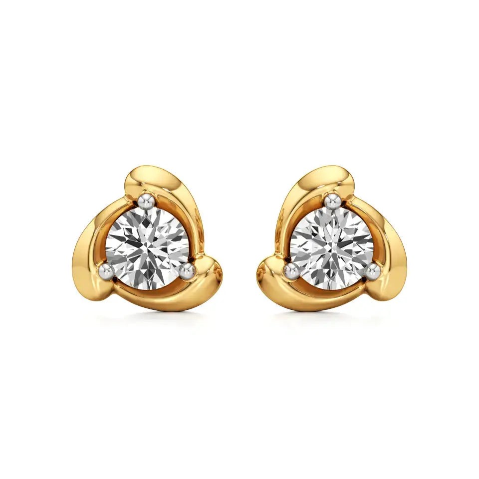 Mirage | Round Lab-Grown Diamonds Studs - Nivara