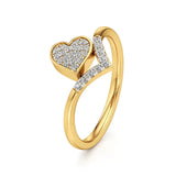 Sneh | Heart Setting Ring - Nivara