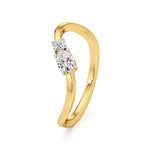 Mode | Oval & Round Lab-Grown Diamond Ring - Nivara