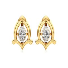 Amaya | Marquise Solitaire Lab-Grown Diamond Studs - Nivara