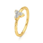 Flora | Lab-Grown Diamond Three-Stone Ring - Nivara