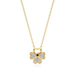 Flora | Floral Design with Center Ruby  Pendant - Nivara