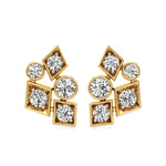 Celestia | Round Lab-Grown Diamonds Clustered Studs - Nivara