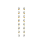Mode | Pear Lab-Grown Diamonds Dangler Earrings - Nivara
