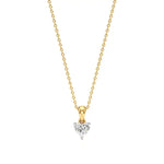 Sneh | Heart-Cut Solitaire Lab Grown Diamond Pendant - Nivara