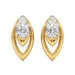 Sia | Pear Soliltaire Lab-Grown Diamond Studs - Nivara