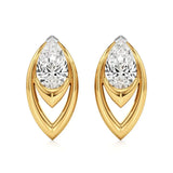 Sia | Pear Soliltaire Lab-Grown Diamond Studs - Nivara