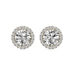 Sol | Round Solitaire with Halo Studs - Nivara