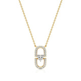 Sneh | Heart & Round Lab Grown Diamonds Pendant - Nivara
