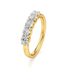Foreva | Round Lab-Grown Diamond Eternity Band - Nivara