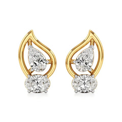 Mode | Pear & Oval Lab-Grown Studs - Nivara