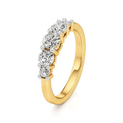 Foreva | Round Lab-Grown Diamond Eternity Band - Nivara