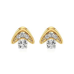 Mode | Round Lab-Grown Diamonds Clustered Studs - Nivara