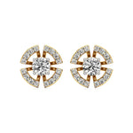 Nora | Round Lab-Grown Diamonds Halo Studs - Nivara