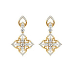 Flora | Pear & Round Lab-Grown Diamond Earrings - Nivara