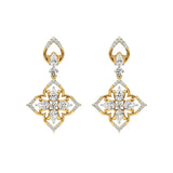 Flora | Pear & Round Lab-Grown Diamond Earrings - Nivara