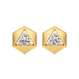 Amaya | Round Solitaire Lab-Grown Diamonds Studs