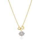 Foreva | Pear & Round Lab Grown Diamonds Infinity  Pendant - Nivara