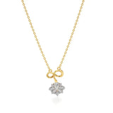 Foreva | Pear & Round Lab Grown Diamonds Infinity  Pendant - Nivara