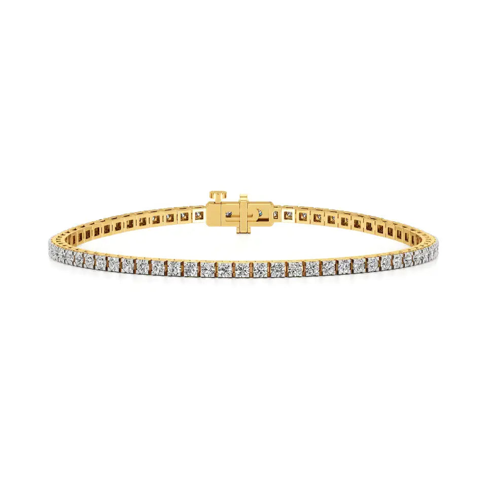 Sutra | Classic Round Lab Grown Diamonds Tennis Bracelet - Nivara