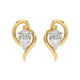 Amaya | Pear Soliltaire Lab-Grown Diamond Studs