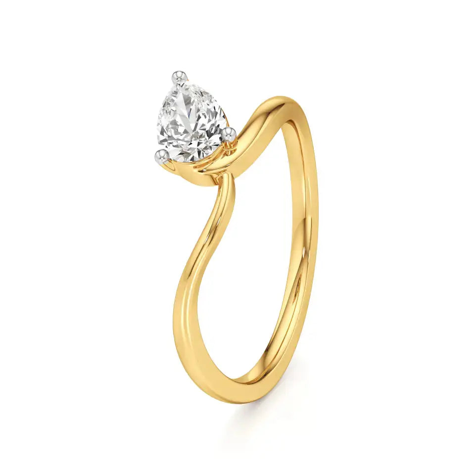 Mirage | Lab-Grown Diamond Solitaire Ring - Nivara