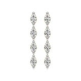 Mode | Marquise Lab-Grown Diamond Danglers - Nivara