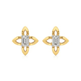 Nora | Emerald Solitaire Lab-Grown Diamond Studs - Nivara