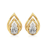 Mode | Pear Soliltaire Lab-Grown Diamond Studs - Nivara