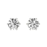Rayna | 6-Prong Studs with Round Lab-Grown Diamond - Nivara