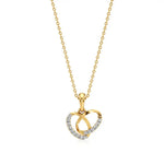Foreva | Round Lab Grown Diamonds Infinity Loop Pendant - Nivara