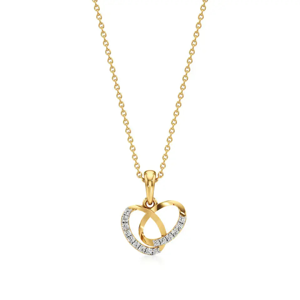 Foreva | Round Lab Grown Diamonds Infinity Loop Pendant - Nivara