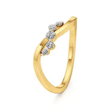 Foreva | Round Lab-Grown Diamond 5-Stone Band - Nivara