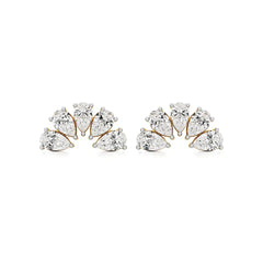 Mode | Round & Marquise Lab-Grown Diamond Swirl Studs - Nivara
