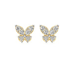 Vanya | Round Lab-Grown Diamonds on Butterfly Design - Nivara