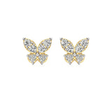 Vanya | Round Lab-Grown Diamonds on Butterfly Design - Nivara