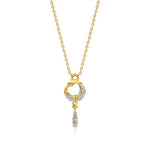 Sneh | Elegant Round Lab Grown Diamonds Heart Pendant - Nivara