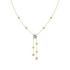 Sol | Round Lab Grown Diamonds Necklace - Nivara