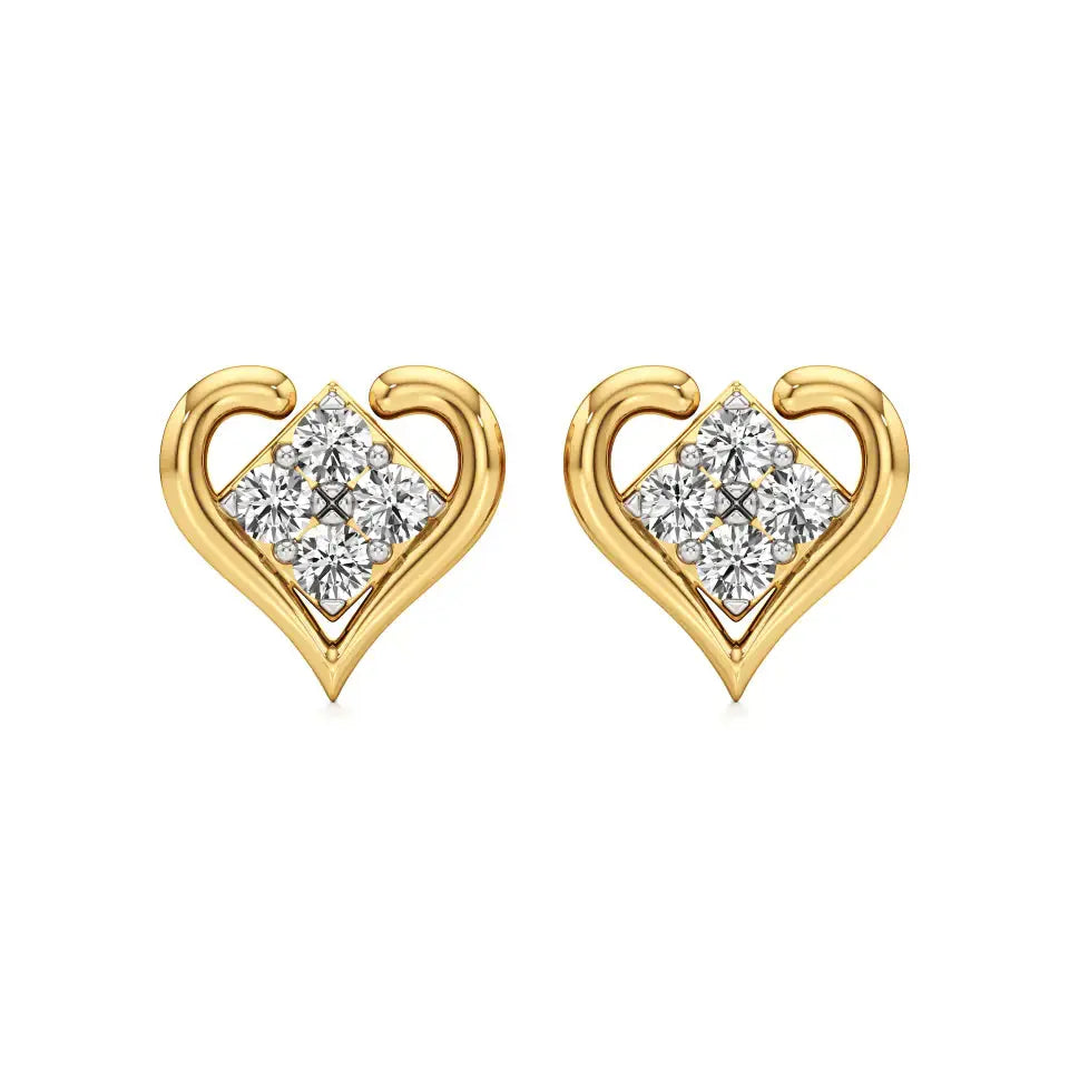 Sneh | Round Lab-Grown Diamonds Studs - Nivara