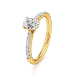 Amara | Round & Oval Lab-Grown Diamond Ring - Nivara