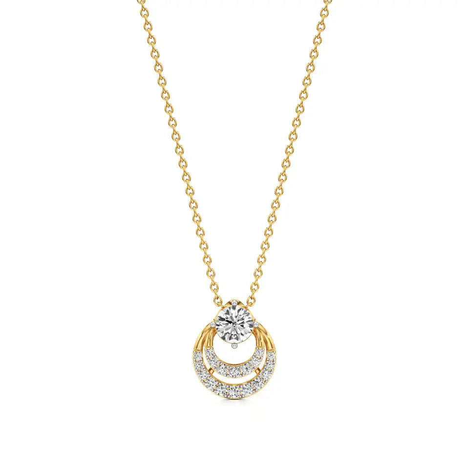 Mode | Round Lab Grown Diamonds Pendant - Nivara