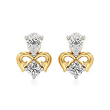 Mode | Pear & Round Lab-Grown Diamond Duo Studs - Nivara