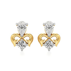 Mode | Pear & Round Lab-Grown Diamond Duo Studs - Nivara