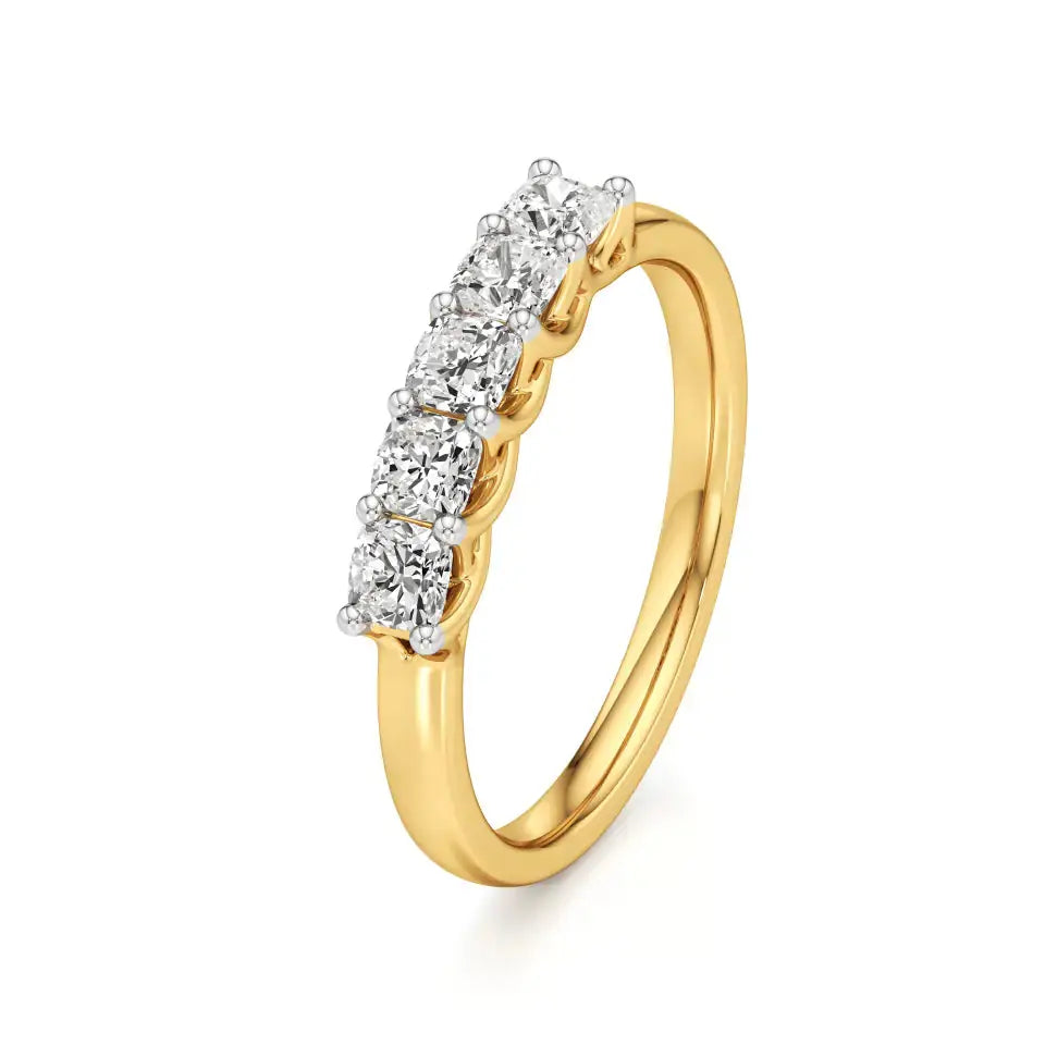 Foreva | Cushion Lab-Grown Diamond Eternity Band - Nivara