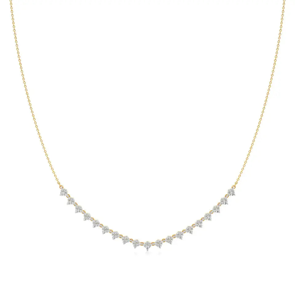 Noor | Classic Round Lab Gro | Lab Diamond Neckwear | Nivara