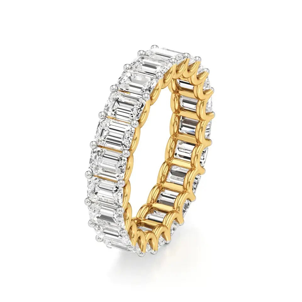 Foreva | Emerald Lab-Grown Diamond Ring - Nivara